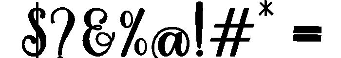 MondeyaBold8 Font OTHER CHARS