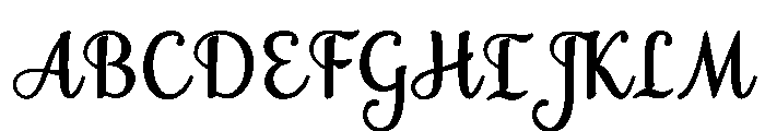 MondeyaBold8 Font UPPERCASE