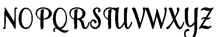 MondeyaBold8 Font UPPERCASE