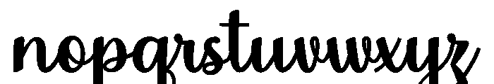 MondeyaBold8 Font LOWERCASE