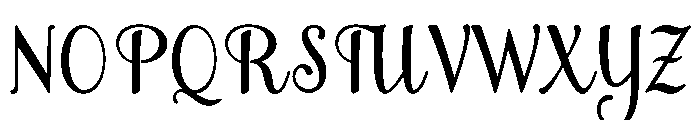 MondeyaBold Font UPPERCASE