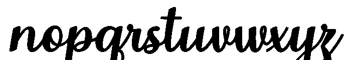 MondeyaBoldSlant10 Font LOWERCASE