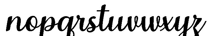 MondeyaBoldSlant2 Font LOWERCASE