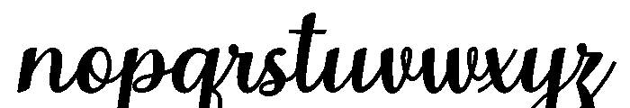 MondeyaBoldSlant4 Font LOWERCASE