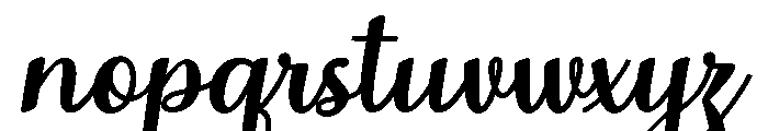 MondeyaBoldSlant6 Font LOWERCASE