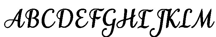 MondeyaBoldSlant8 Font UPPERCASE