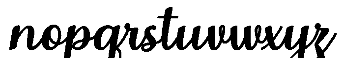 MondeyaBoldSlant8 Font LOWERCASE