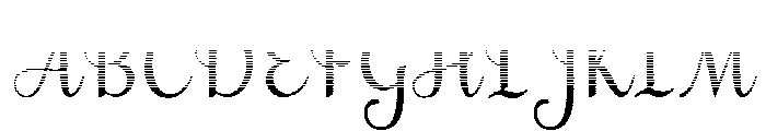 MondeyaHatching Font UPPERCASE