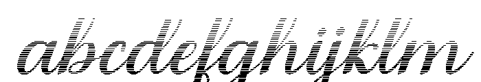 MondeyaHatchingSlant16 FONT