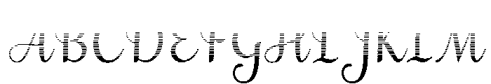 MondeyaHatchingSlant2 Font UPPERCASE