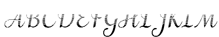 MondeyaHatchingSlant8 Font UPPERCASE