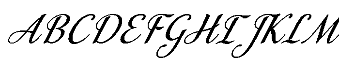 MondeyaSlant22 Font UPPERCASE