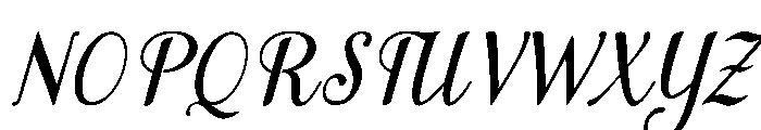 MondeyaSlant8 Font UPPERCASE