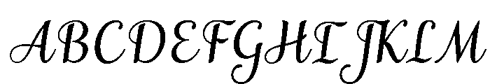 MondeyaSlant Font UPPERCASE