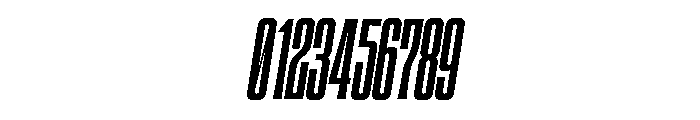 Mondrich-Slanted Font OTHER CHARS
