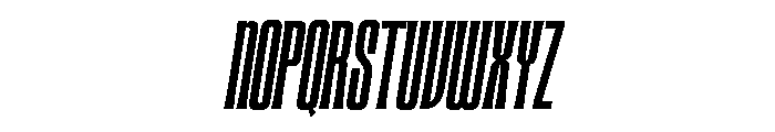 Mondrich-Slanted Font UPPERCASE