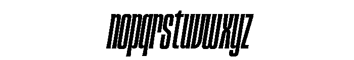 Mondrich-Slanted Font LOWERCASE