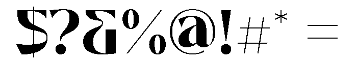 Mondy Regular Font OTHER CHARS