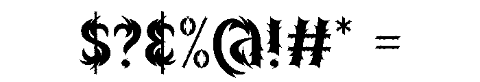 Monham Font OTHER CHARS