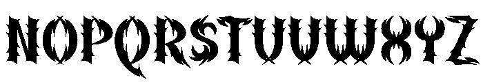Monham Font LOWERCASE