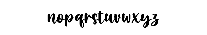 Monica Rustic Regular Font LOWERCASE