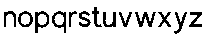 MonilaSans-Regular Font LOWERCASE