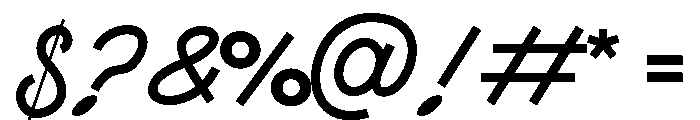 MonilaScript-Regular Font OTHER CHARS