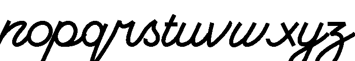 MonilaScript-Regular Font LOWERCASE