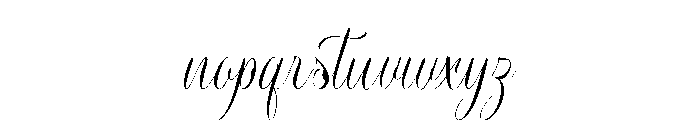 Monila Font LOWERCASE