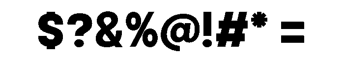 Moninger Regular Font OTHER CHARS