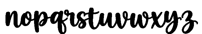 Monkey Smiles Regular Font LOWERCASE