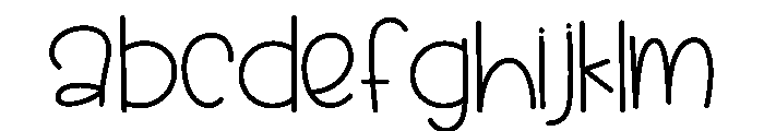 Monkey Smiles Font UPPERCASE