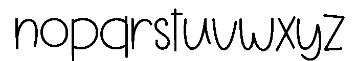 Monkey Smiles Font LOWERCASE