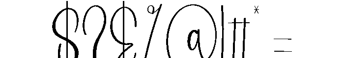 Monkey Valentine Font OTHER CHARS