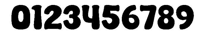 Mono Blast Regular Font OTHER CHARS