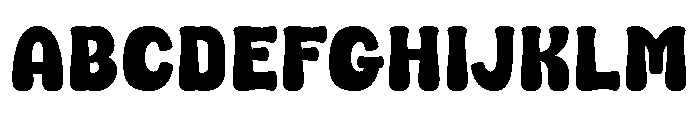 Mono Blast Regular Font UPPERCASE