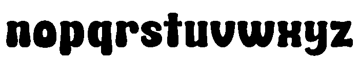 Mono Blast Regular Font LOWERCASE