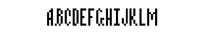 Mono Circuit Medium Font UPPERCASE