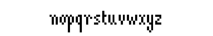 Mono Circuit Medium Font LOWERCASE