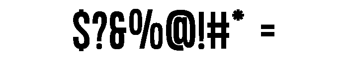 Mono Cremanio Regular Font OTHER CHARS