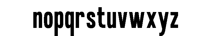 Mono Cremanio Regular Font LOWERCASE