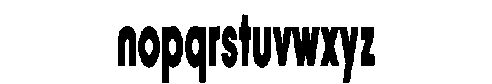 MonoNova Font LOWERCASE