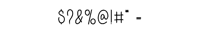 Monoblast Font OTHER CHARS