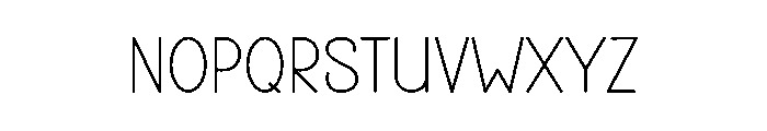 Monoblast Font LOWERCASE
