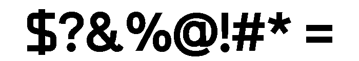 Monobold Font OTHER CHARS
