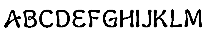 Monoc Regular Font UPPERCASE