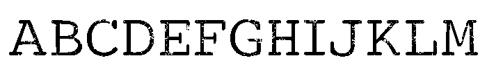 Monochrome Writer Regular Font UPPERCASE
