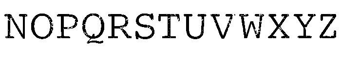 Monochrome Writer Regular Font LOWERCASE