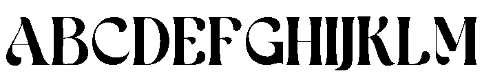 Monogo Font UPPERCASE
