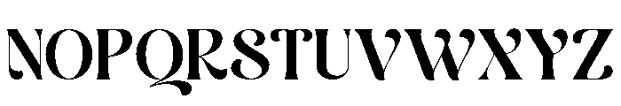 Monogo Font UPPERCASE